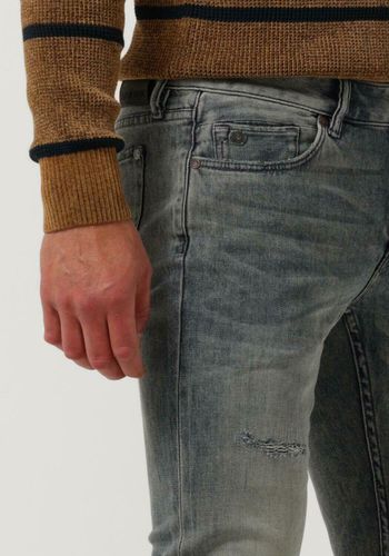 Slim Fit Jeans Riser Slim Tinted Indigo Structure Herren - Cast Iron - Modalova