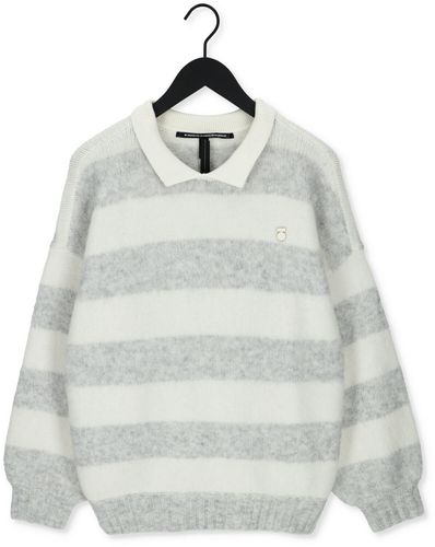 Pullover Striped Polo Sweater Knit Damen - 10days - Modalova