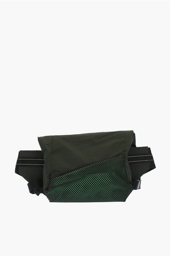 Mesh Detail GREEN PAPER Nylon Beltbag Größe Unica - Bottega Veneta - Modalova