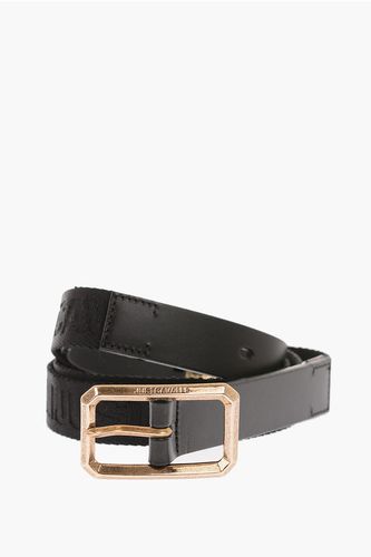Mm fabric belt with leather details Größe 90 - Just Cavalli - Modalova