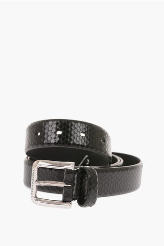 Mm reptile printed leather belt Größe 90 - Just Cavalli - Modalova