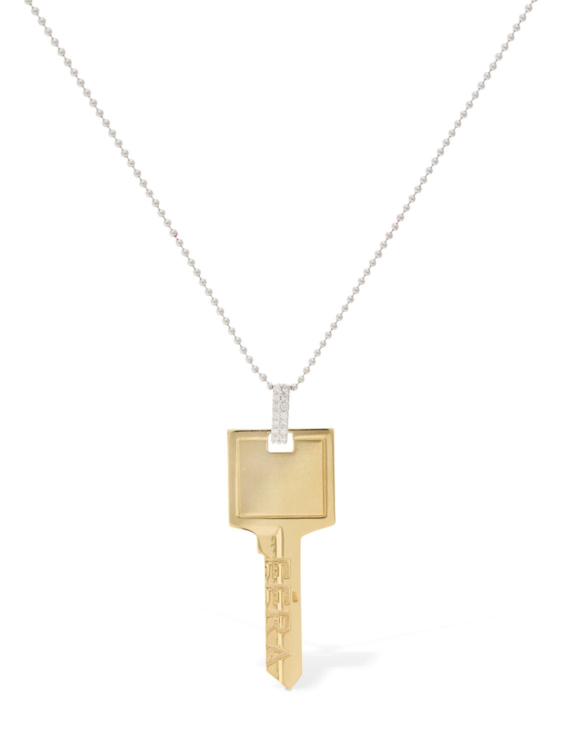 Halskette Aus 18kt Gold Mit Diamanten „key“ - EÉRA - Modalova