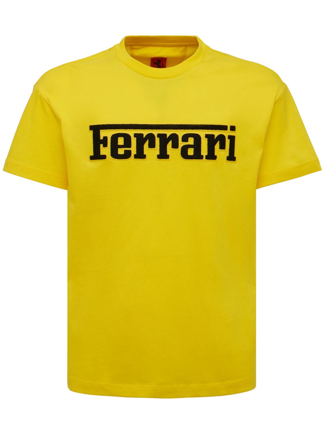 T-shirt Aus Baumwolle Mit Logo - FERRARI - Modalova