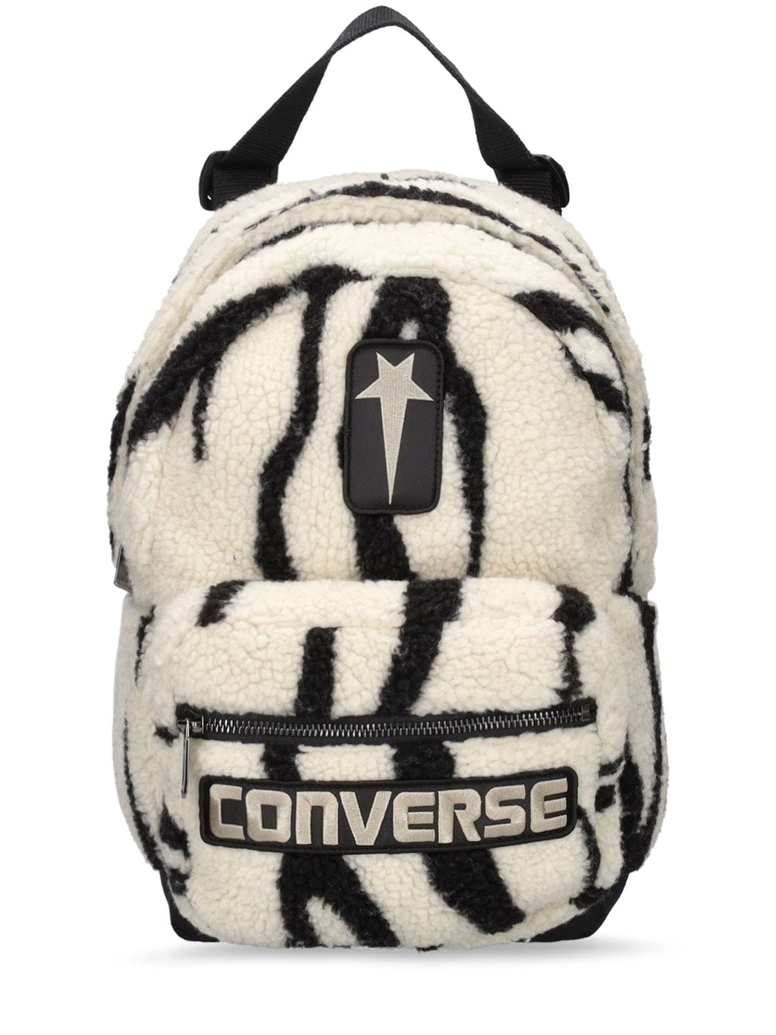 Converse Faux Shearling Zebra Backpack - DRKSHDW X CONVERSE - Modalova