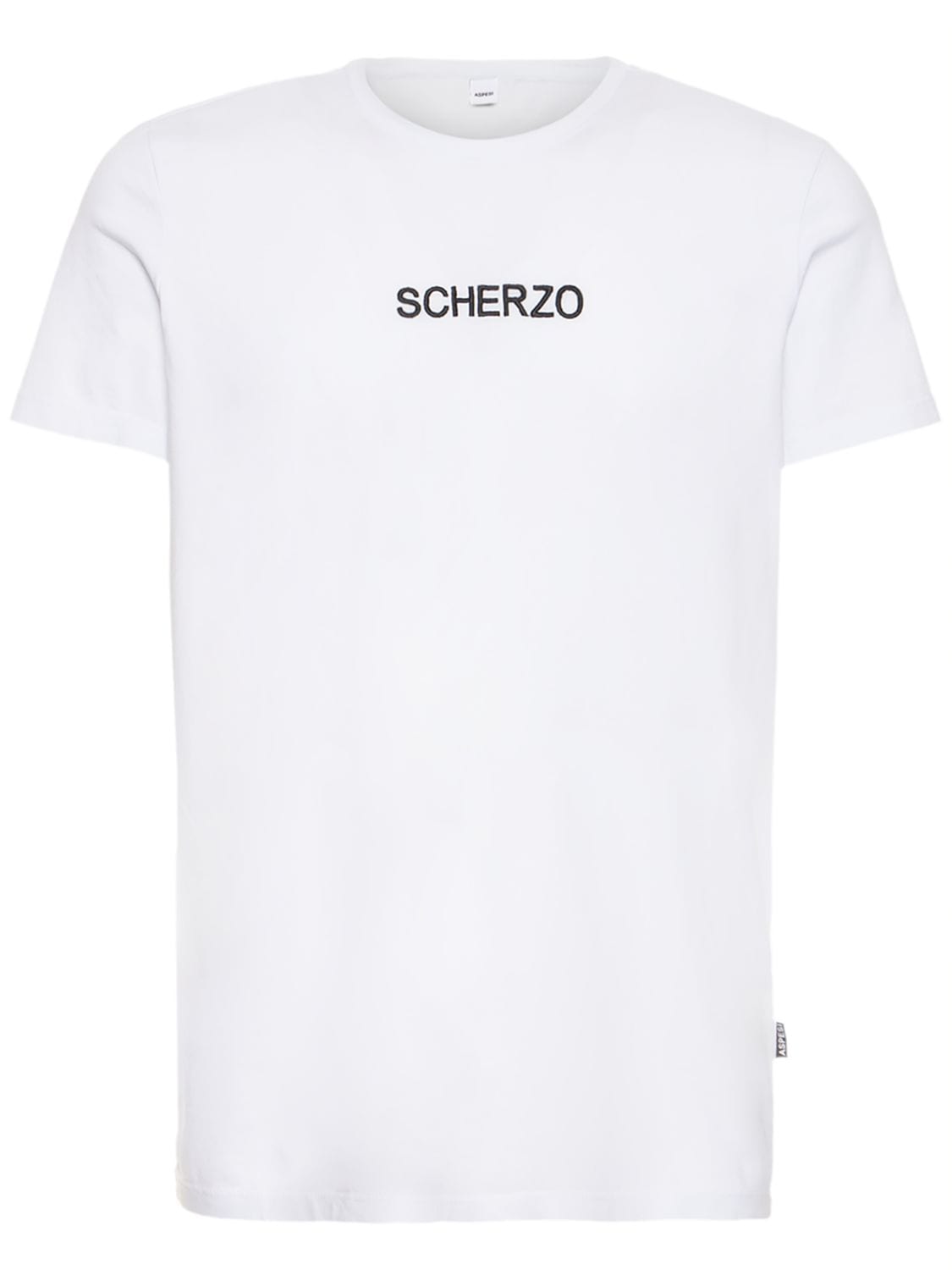 T-shirt Aus Baumwolle Mit Stickerei „scherzo“ - ASPESI - Modalova