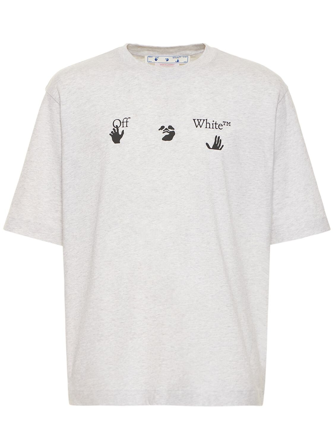 T-shirt Aus Baumwolljersey Mit Logodruck - OFF-WHITE - Modalova