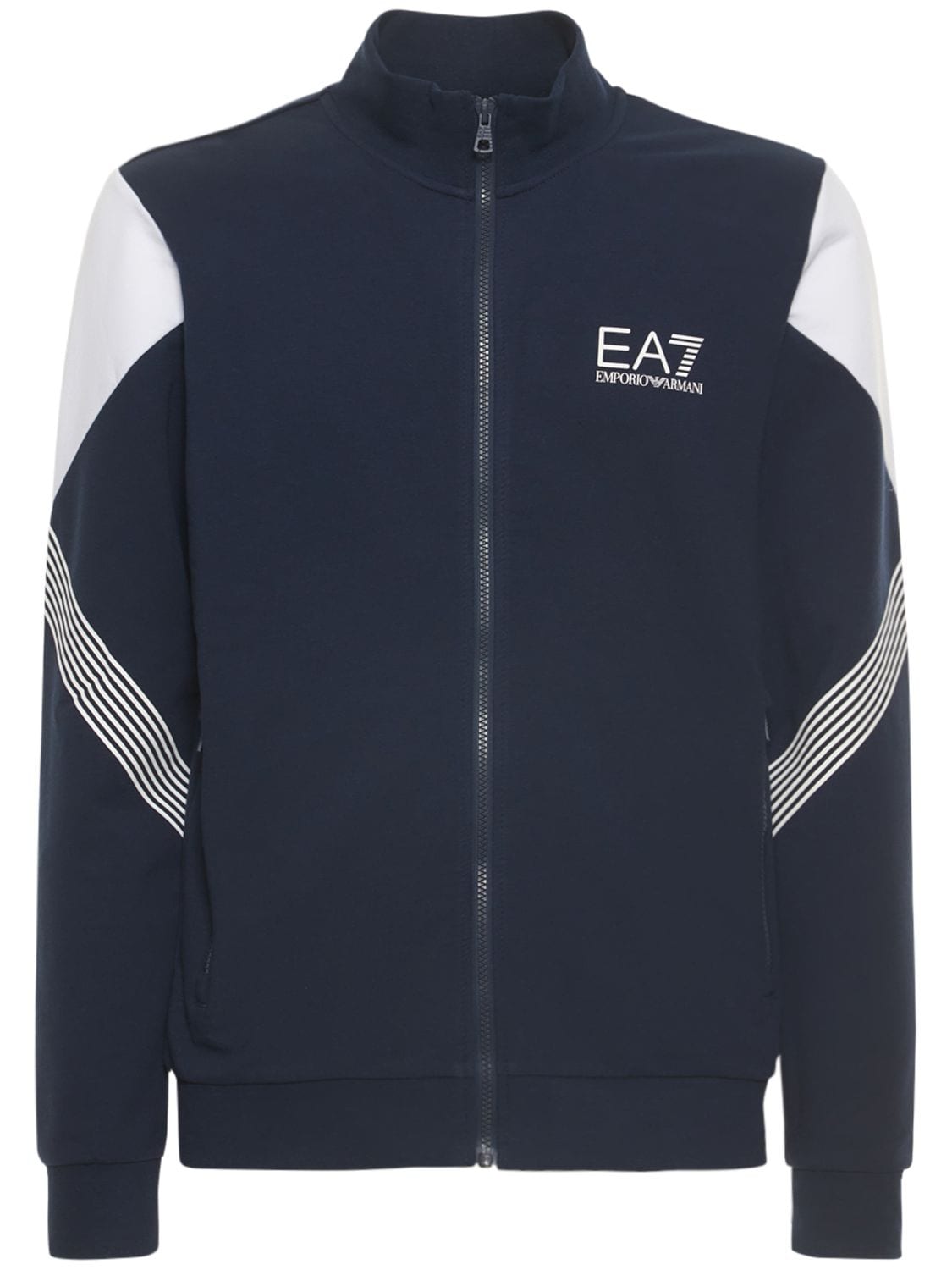 Sweatshirt Mit Reißverschluss „7 Lines“ - EA7 EMPORIO ARMANI - Modalova