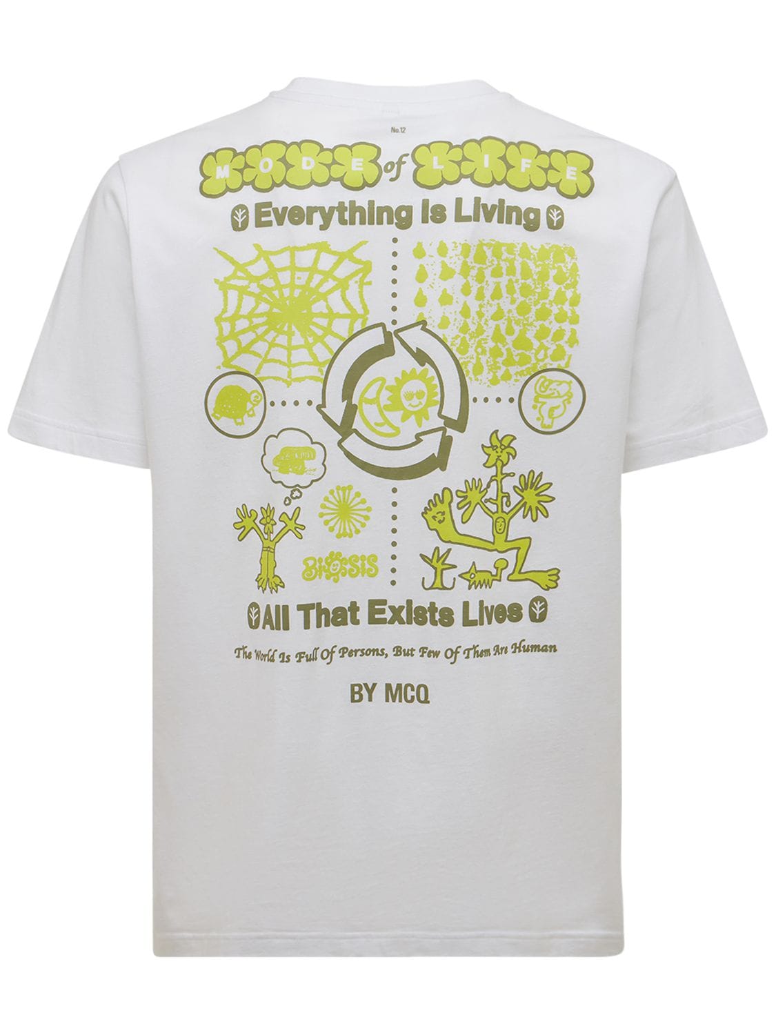 Baumwoll-t-shirt „biosis Manifesto“ - MCQ - Modalova