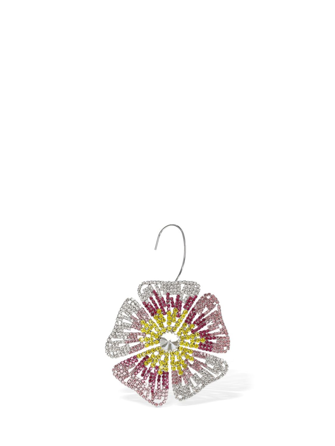 Mono-ohrring Mit Kristallen „hibiscus“ - AREA - Modalova