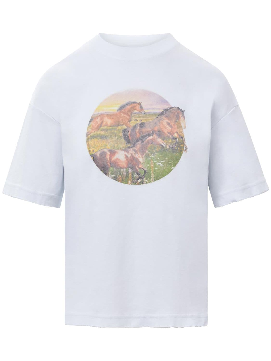 Bedrucktes T-shirt Aus Jersey „the Dorothy“ - BRANDON MAXWELL - Modalova