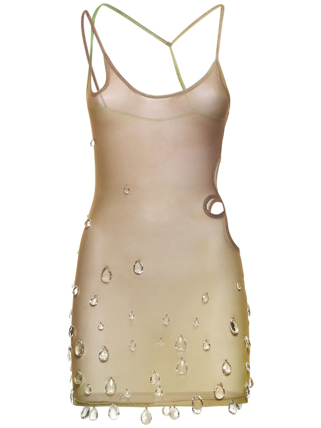 Sita Embellished Drops Mini Dress - GCDS - Modalova