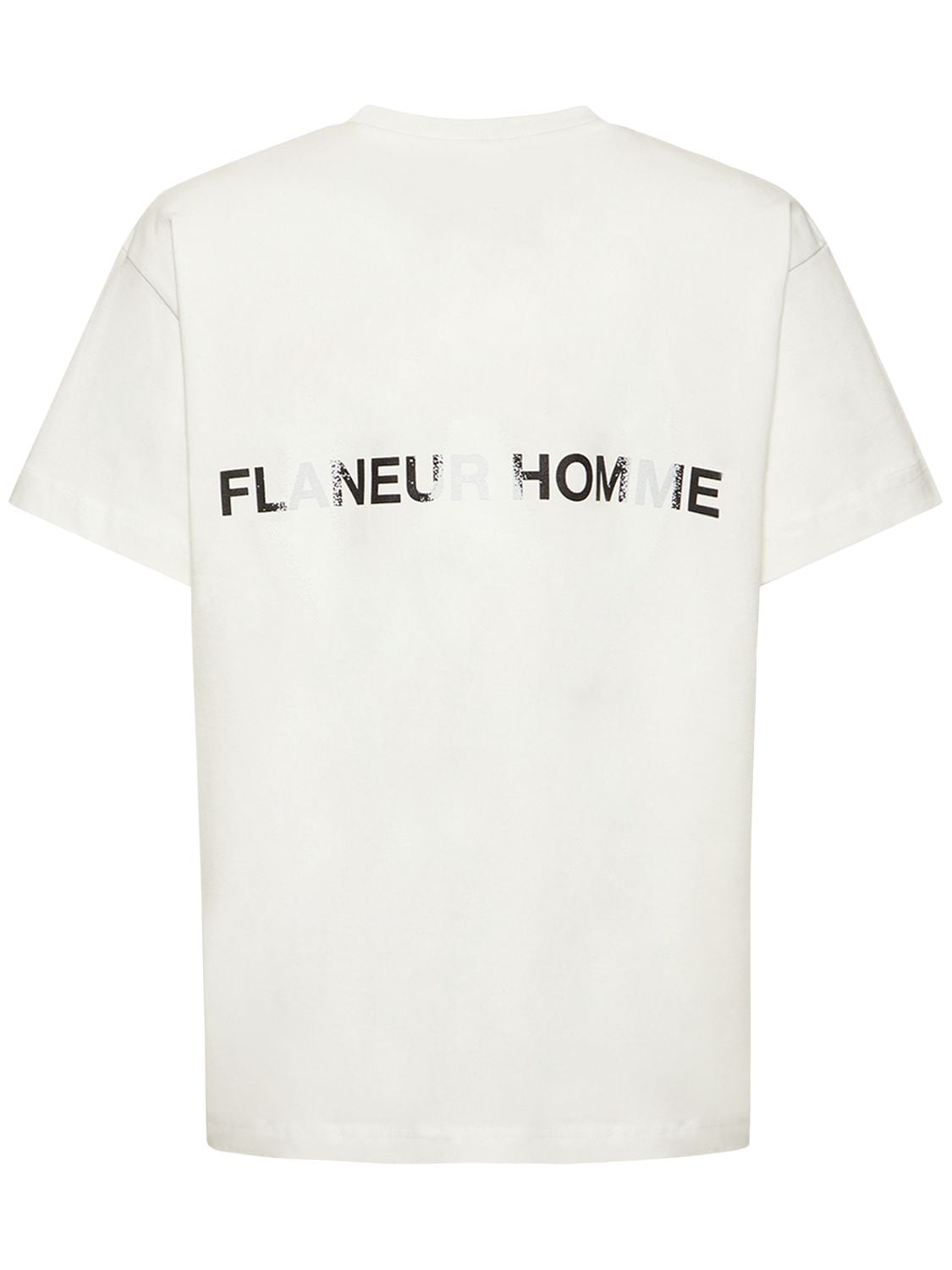 T-shirt Aus Baumwolljersey Mit Logodruck - FLANEUR HOMME - Modalova