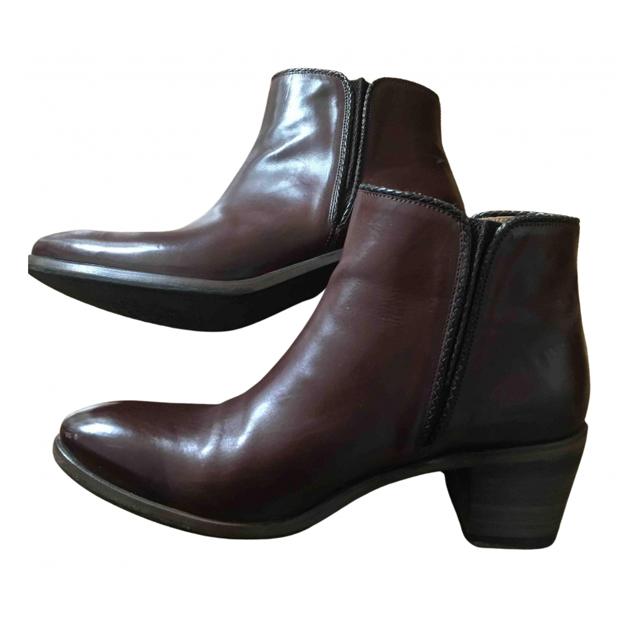 Leather ankle boots - Alberto Fasciani - Modalova