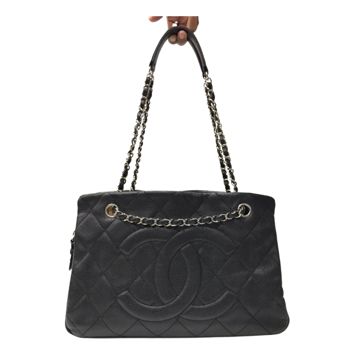 Petite Shopping Tote Leder Handtaschen - Chanel - Modalova