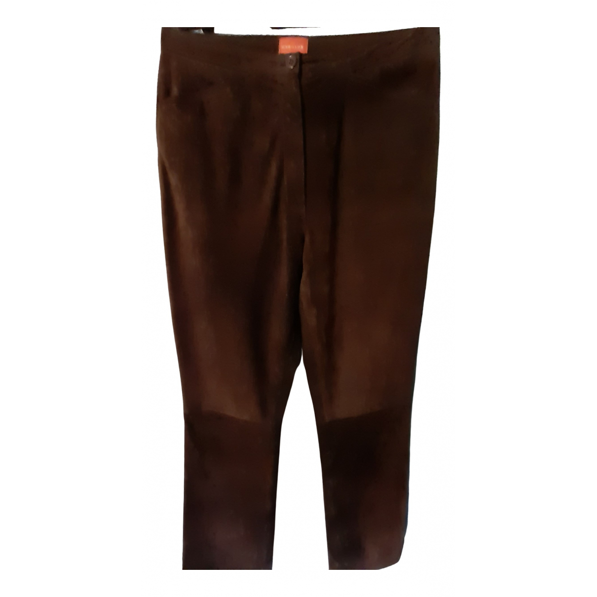 Cyrillus Leather straight pants - Cyrillus - Modalova