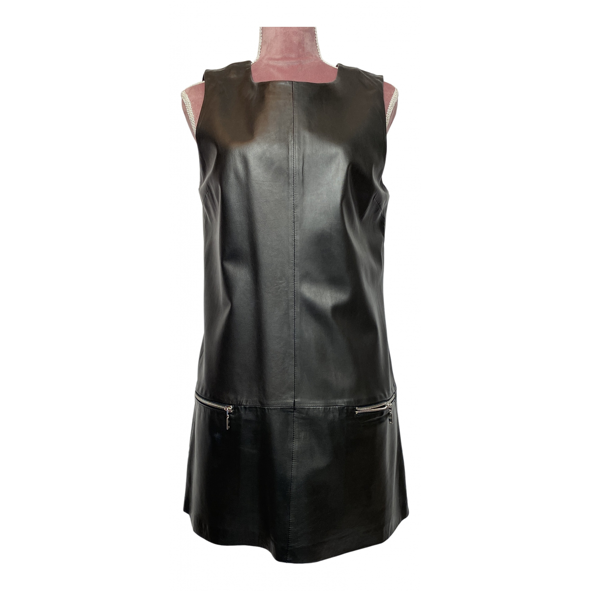 Dna Leather mini dress - Dna - Modalova