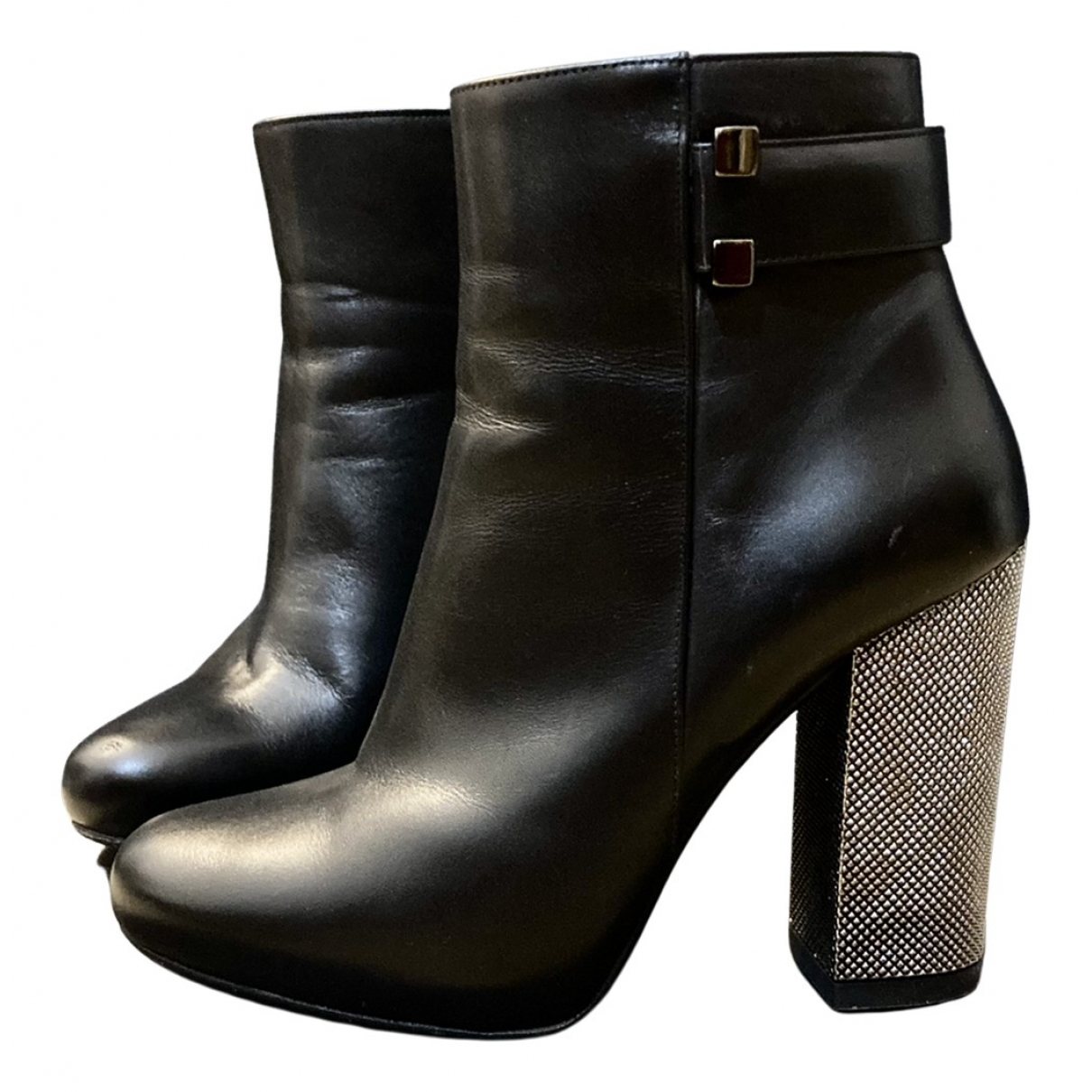 Albano Leather ankle boots - ALBANO - Modalova