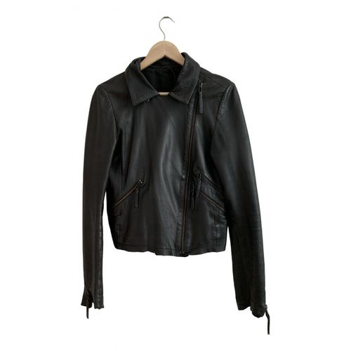 Leather biker jacket - Barbara i Gongini - Modalova
