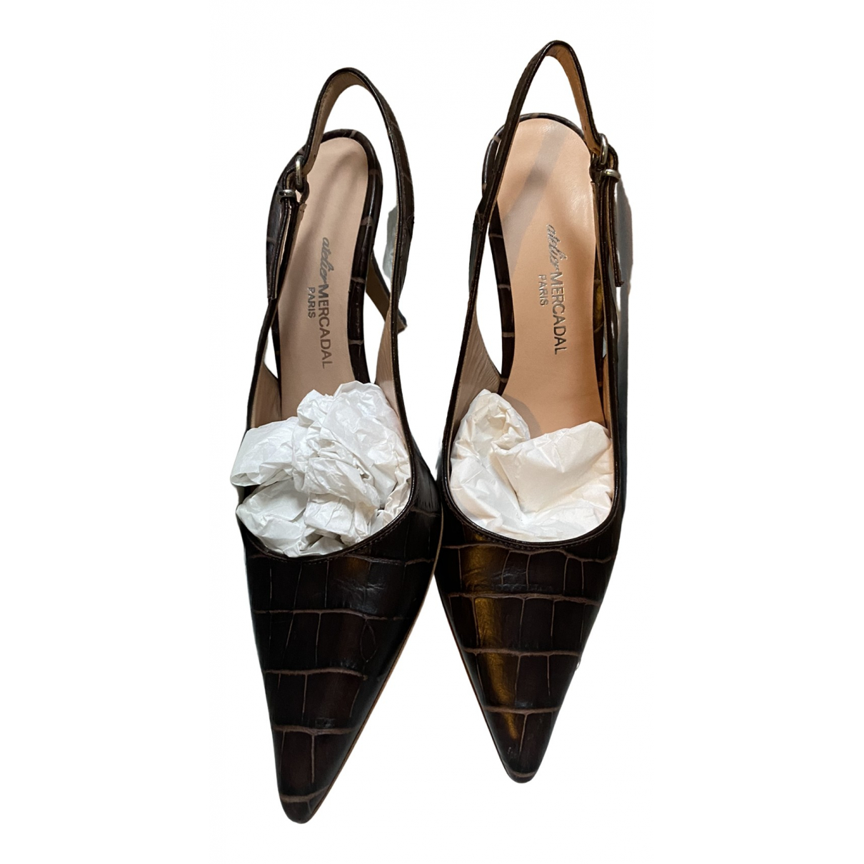 Atelier Mercadal Leather heels - Atelier Mercadal - Modalova