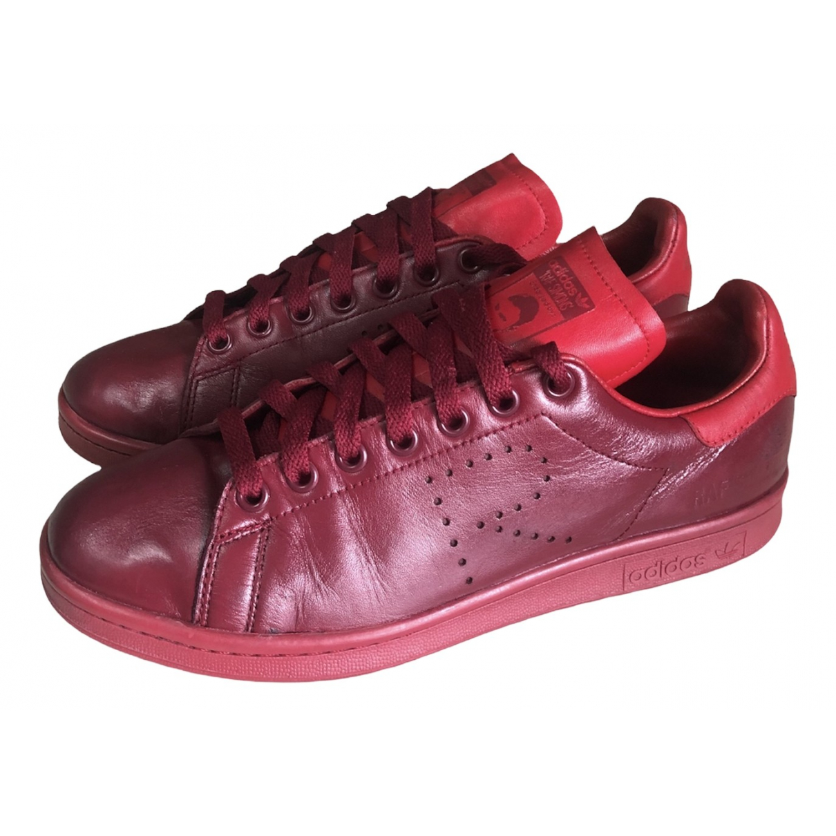 Leather trainers - Adidas x Raf Simons - Modalova