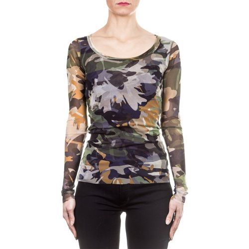Damen Langarmshirt Camouflage multicolour - FUZZI - Modalova