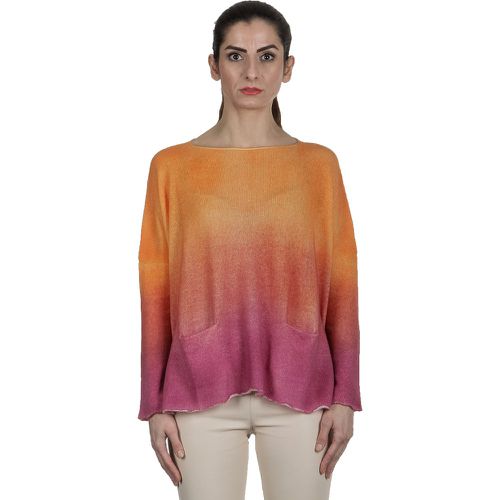 Oversized Pullover mit Farbverlauf orange - F Cashmere - Modalova
