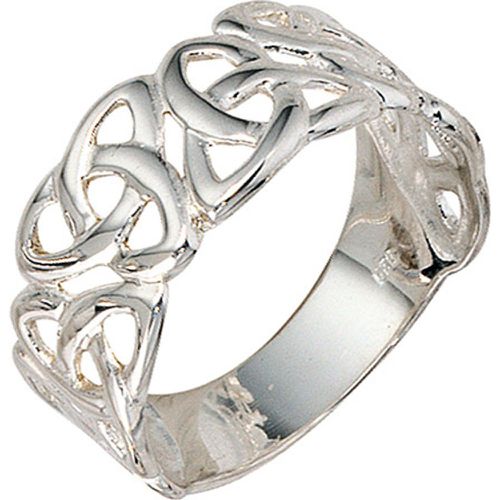 Damen Ring breit 925 Sterling Silber Silberring - SIGO - Modalova