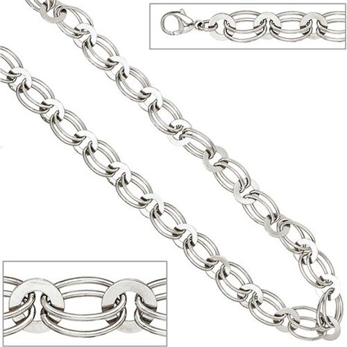 Halskette Kette 925 Sterling Silber rhodiniert 45 cm Silberkette Karabiner - SIGO - Modalova