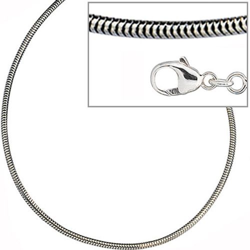 Schlangenkette 925 Silber 1,9 mm 70 cm Halskette Kette Silberkette Karabiner - SIGO - Modalova