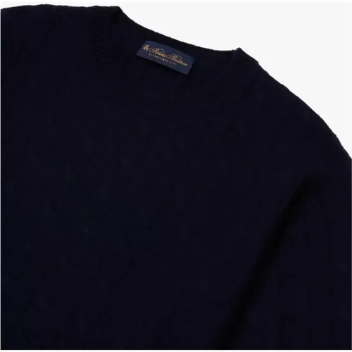 Cable-Knit Crew-Neck Sweater - Brooks Brothers - Modalova