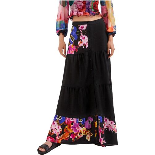 Skirt floral , Damen, Größe: XS - Desigual - Modalova