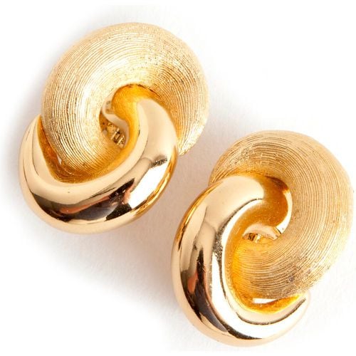 Pre-owned swirl clip on earrings , Damen, Größe: One size - Dior Vintage - Modalova