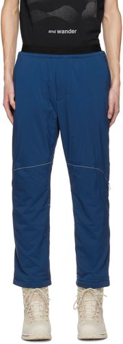 And wander Blue Insulated Trousers - and wander - Modalova