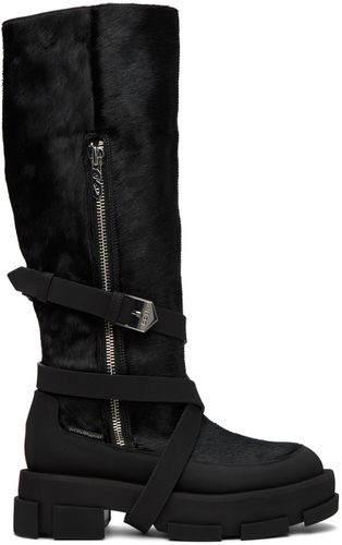 Black Gao Belted Platform Boots - both - Modalova