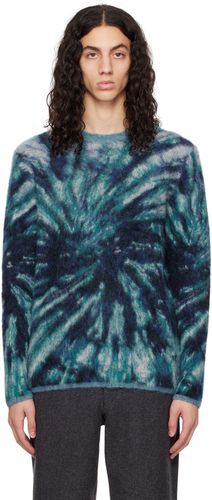 Blue Tie-Dye Sweater - Comme des Garçons Homme Plus - Modalova
