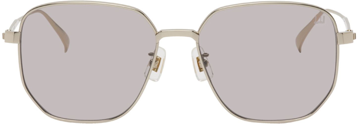 Silver & Purple Square Sunglasses - Dunhill - Modalova