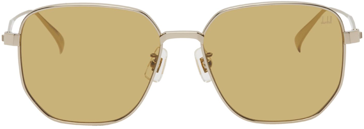 Silver & Square Sunglasses - Dunhill - Modalova