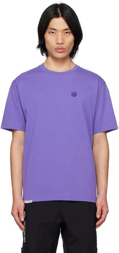 Purple Embroidered T-Shirt - AAPE by A Bathing Ape - Modalova