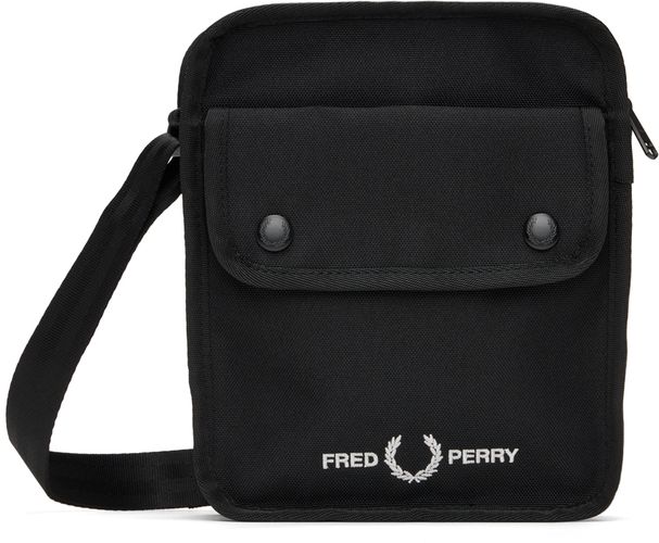 Black Branded Messenger Bag - Fred Perry - Modalova