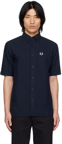 Fred Perry Navy Button-Down Shirt - Fred Perry - Modalova