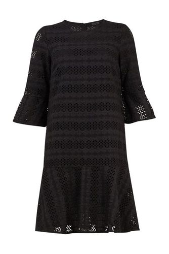 Dakota Ruffle Dress Black - AllSaints - Modalova