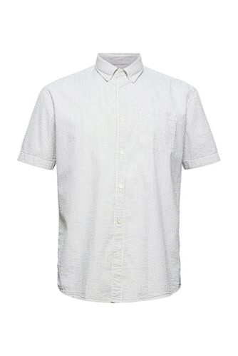 Short-sleeved Shirt With Crinkle Effects, Organic Cotton Dar - ESPRIT - Modalova