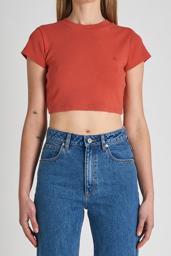A 90's Crop Tee Rust Red - Abrand Jeans - Modalova